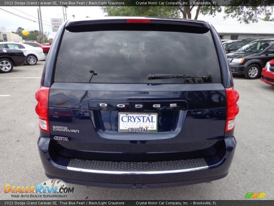 2013 Dodge Grand Caravan SE True Blue Pearl / Black/Light Graystone Photo #9