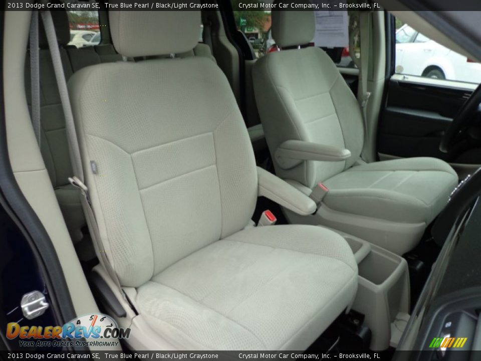 2013 Dodge Grand Caravan SE True Blue Pearl / Black/Light Graystone Photo #14