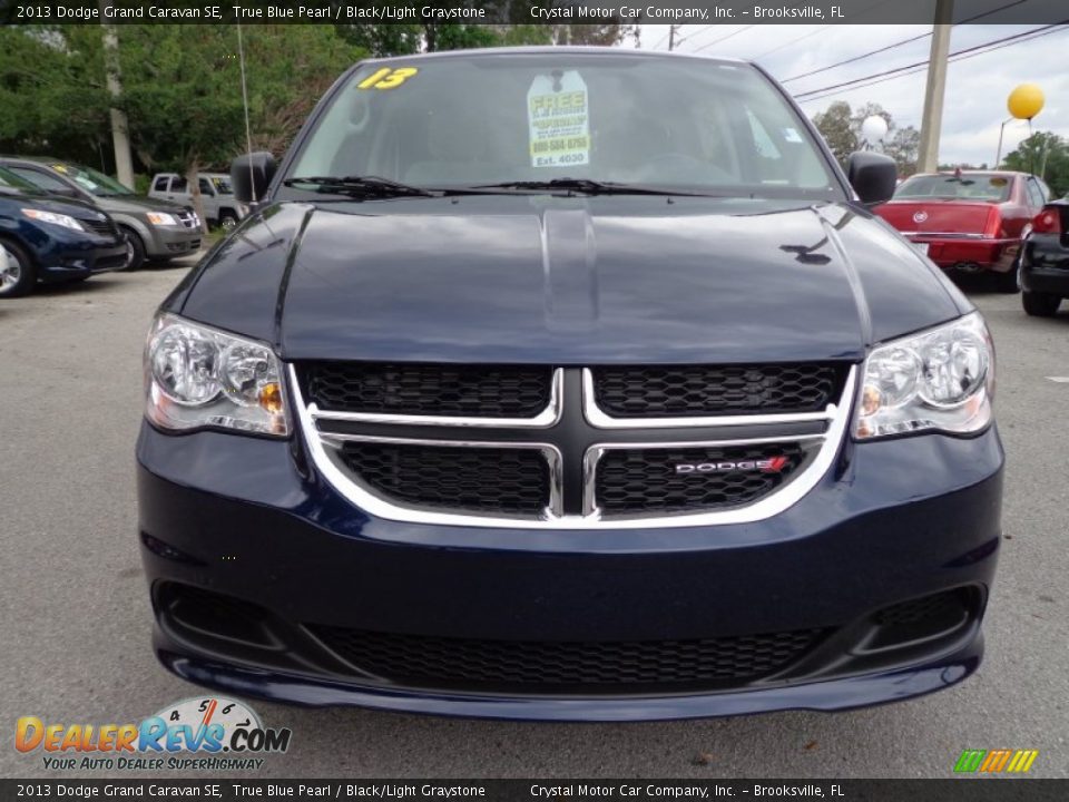2013 Dodge Grand Caravan SE True Blue Pearl / Black/Light Graystone Photo #15