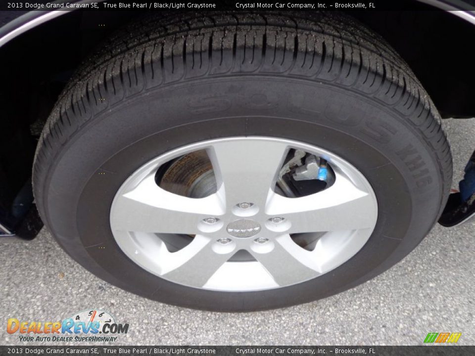 2013 Dodge Grand Caravan SE True Blue Pearl / Black/Light Graystone Photo #16