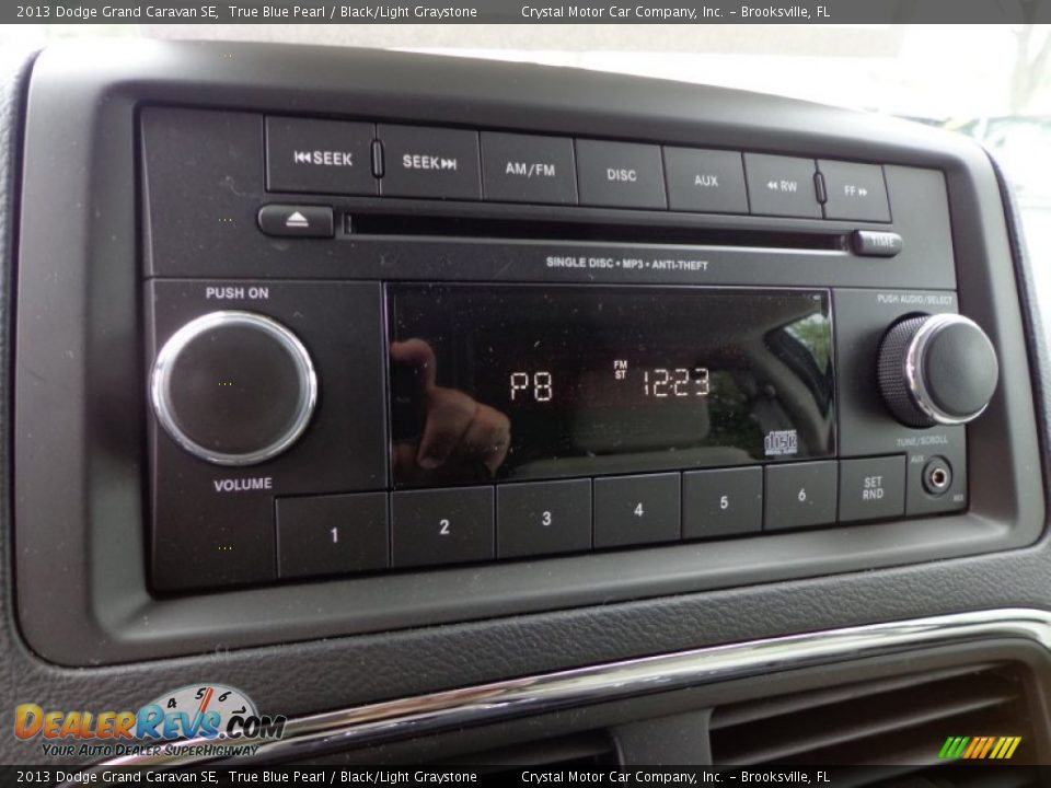 2013 Dodge Grand Caravan SE True Blue Pearl / Black/Light Graystone Photo #21