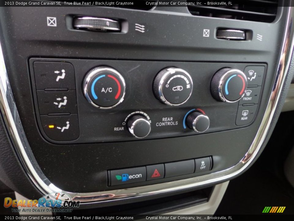2013 Dodge Grand Caravan SE True Blue Pearl / Black/Light Graystone Photo #22