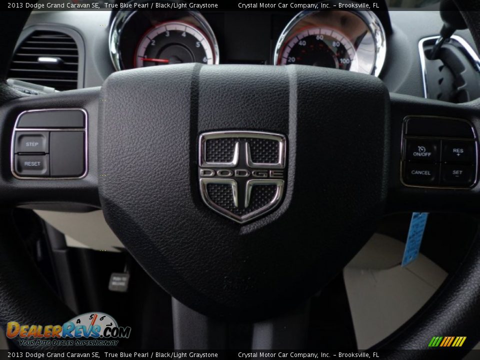 2013 Dodge Grand Caravan SE True Blue Pearl / Black/Light Graystone Photo #23