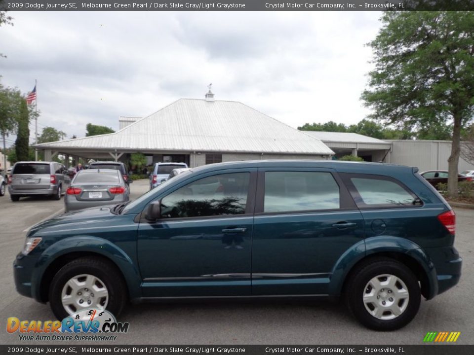 2009 Dodge Journey SE Melbourne Green Pearl / Dark Slate Gray/Light Graystone Photo #2
