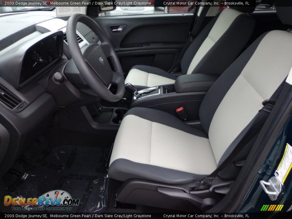 2009 Dodge Journey SE Melbourne Green Pearl / Dark Slate Gray/Light Graystone Photo #4