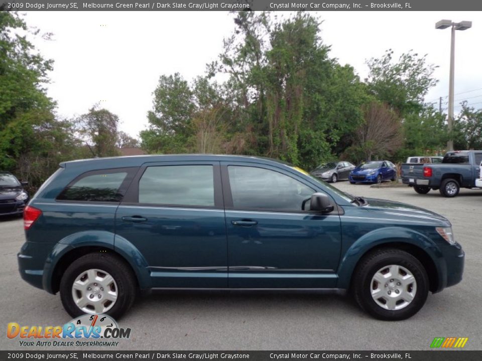 2009 Dodge Journey SE Melbourne Green Pearl / Dark Slate Gray/Light Graystone Photo #10