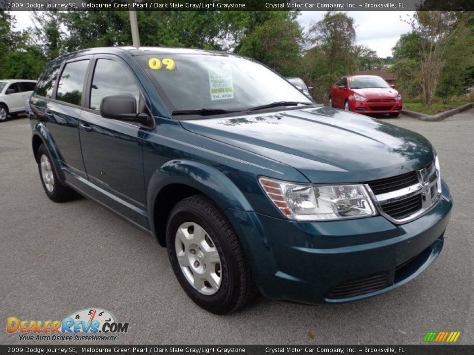 2009 Dodge Journey SE Melbourne Green Pearl / Dark Slate Gray/Light Graystone Photo #11