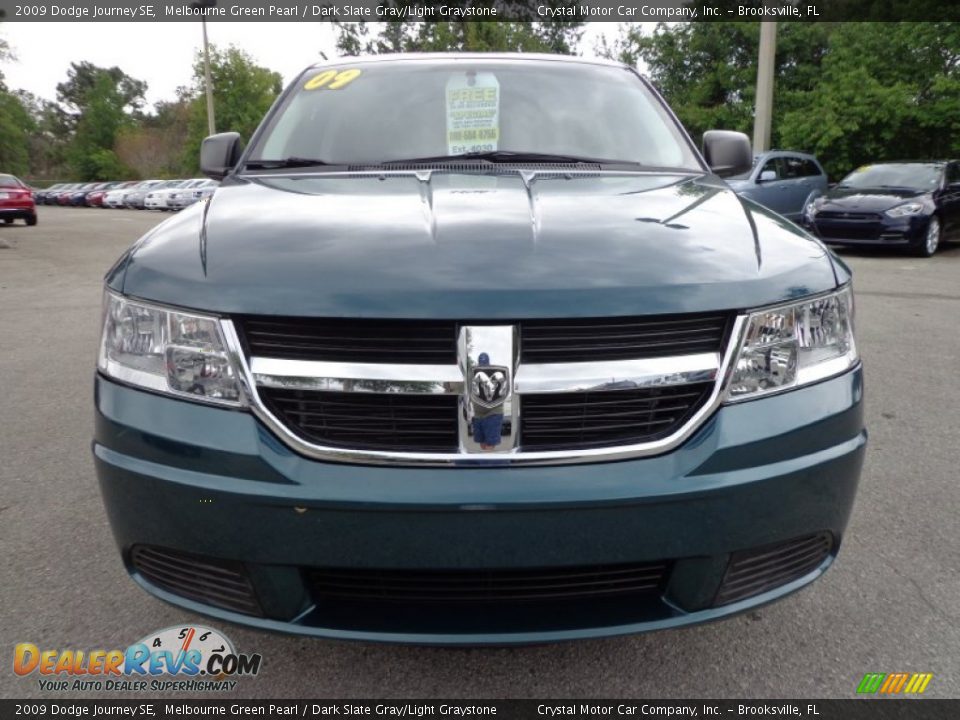 2009 Dodge Journey SE Melbourne Green Pearl / Dark Slate Gray/Light Graystone Photo #14