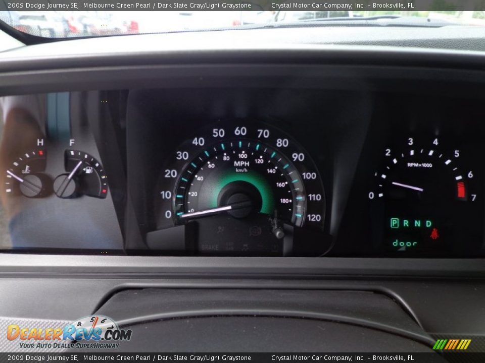 2009 Dodge Journey SE Melbourne Green Pearl / Dark Slate Gray/Light Graystone Photo #19