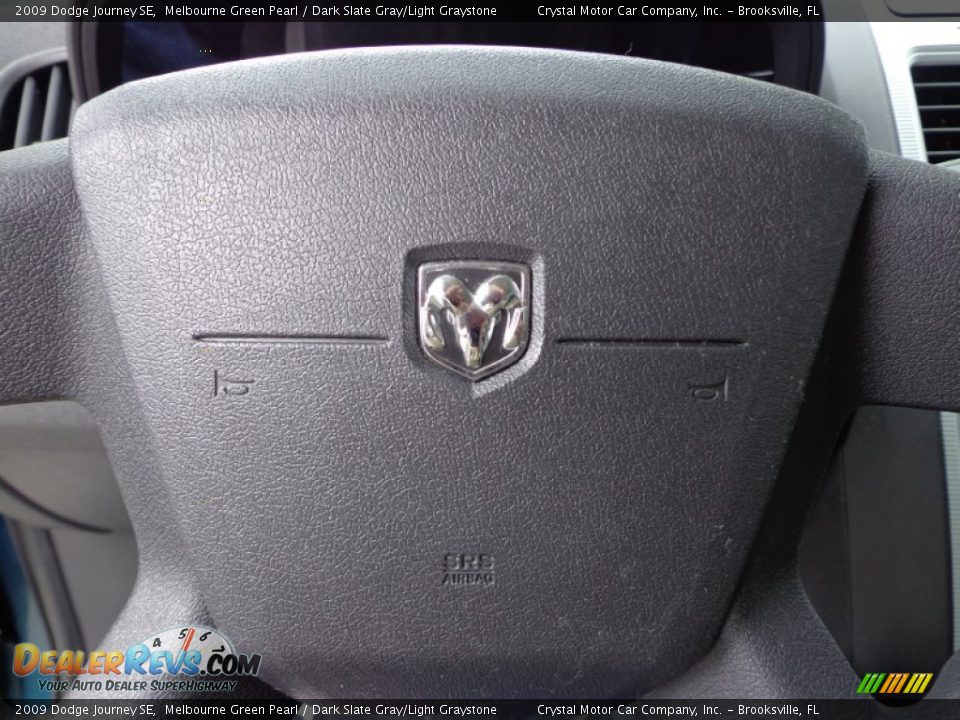 2009 Dodge Journey SE Melbourne Green Pearl / Dark Slate Gray/Light Graystone Photo #22