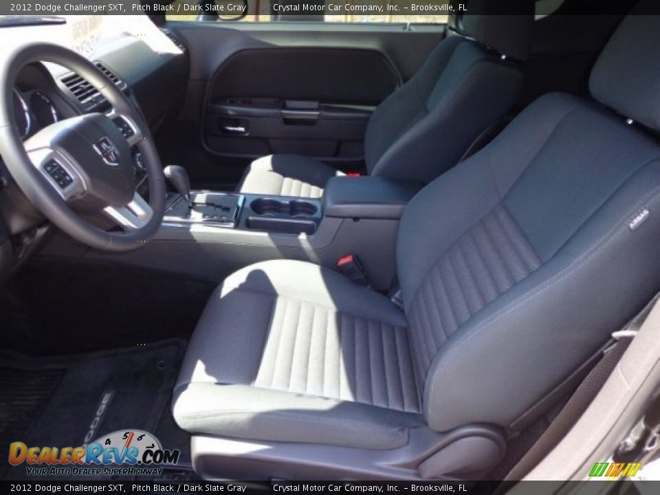2012 Dodge Challenger SXT Pitch Black / Dark Slate Gray Photo #4