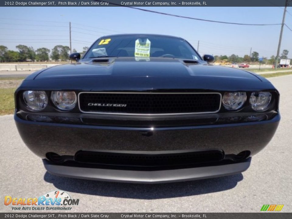 2012 Dodge Challenger SXT Pitch Black / Dark Slate Gray Photo #13