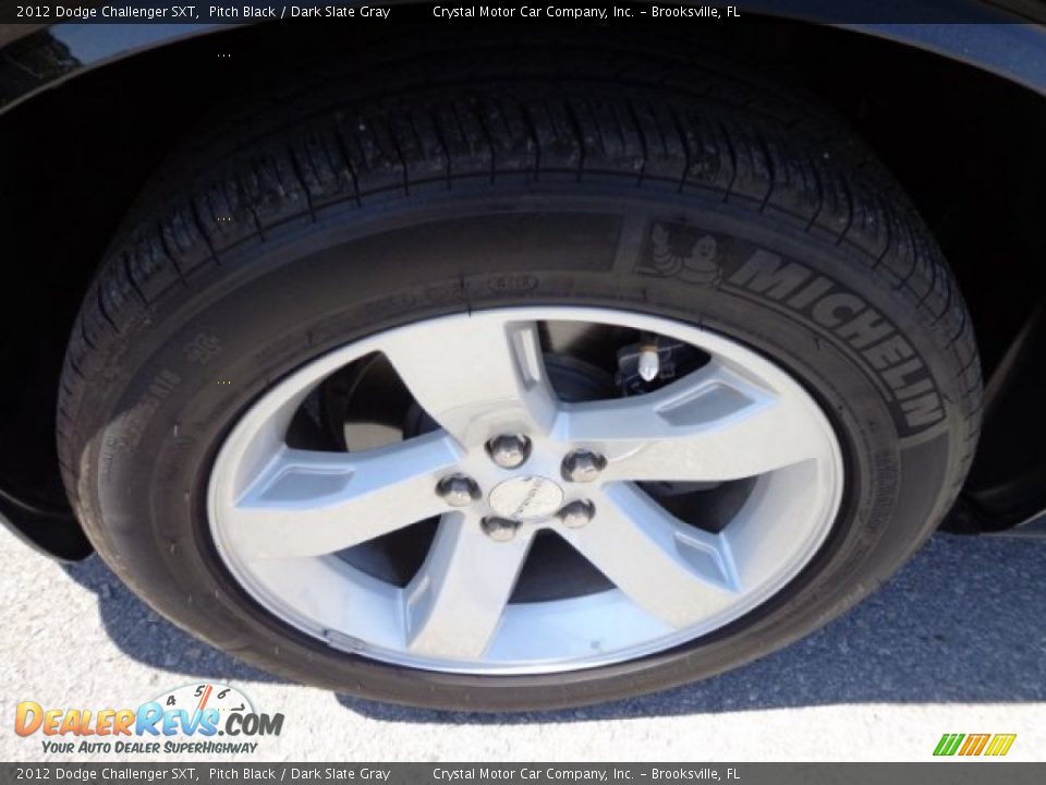 2012 Dodge Challenger SXT Pitch Black / Dark Slate Gray Photo #14