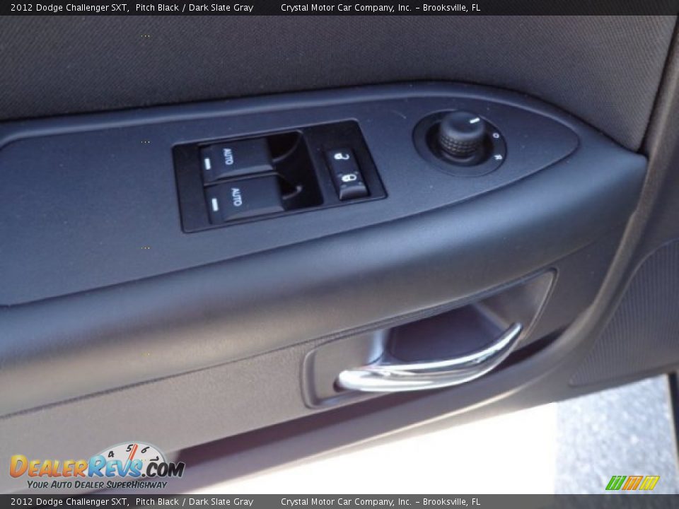 2012 Dodge Challenger SXT Pitch Black / Dark Slate Gray Photo #17