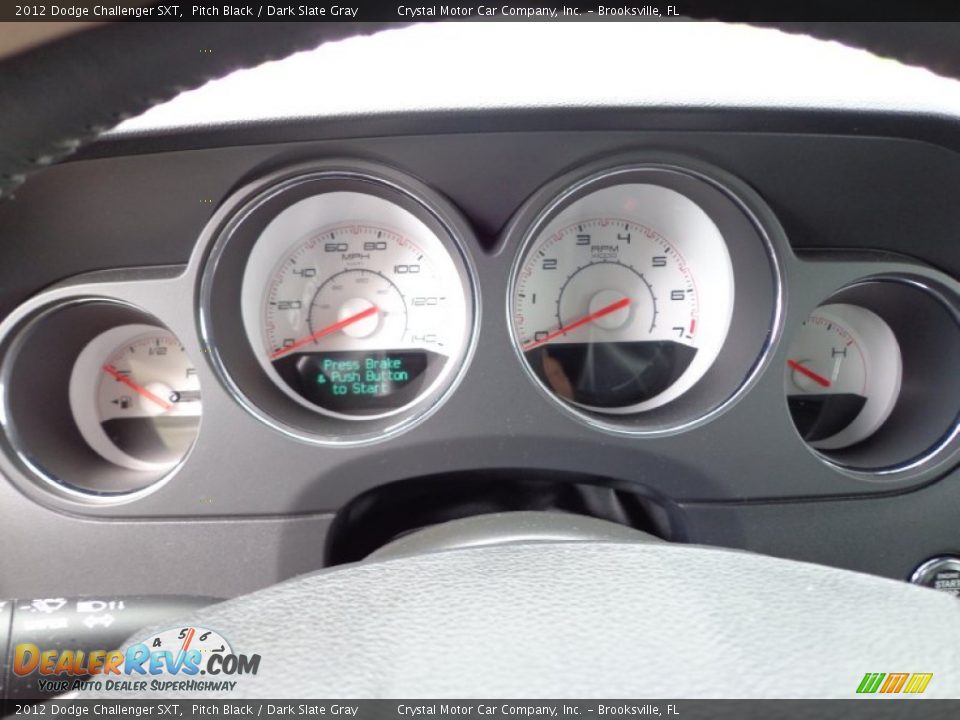 2012 Dodge Challenger SXT Pitch Black / Dark Slate Gray Photo #18
