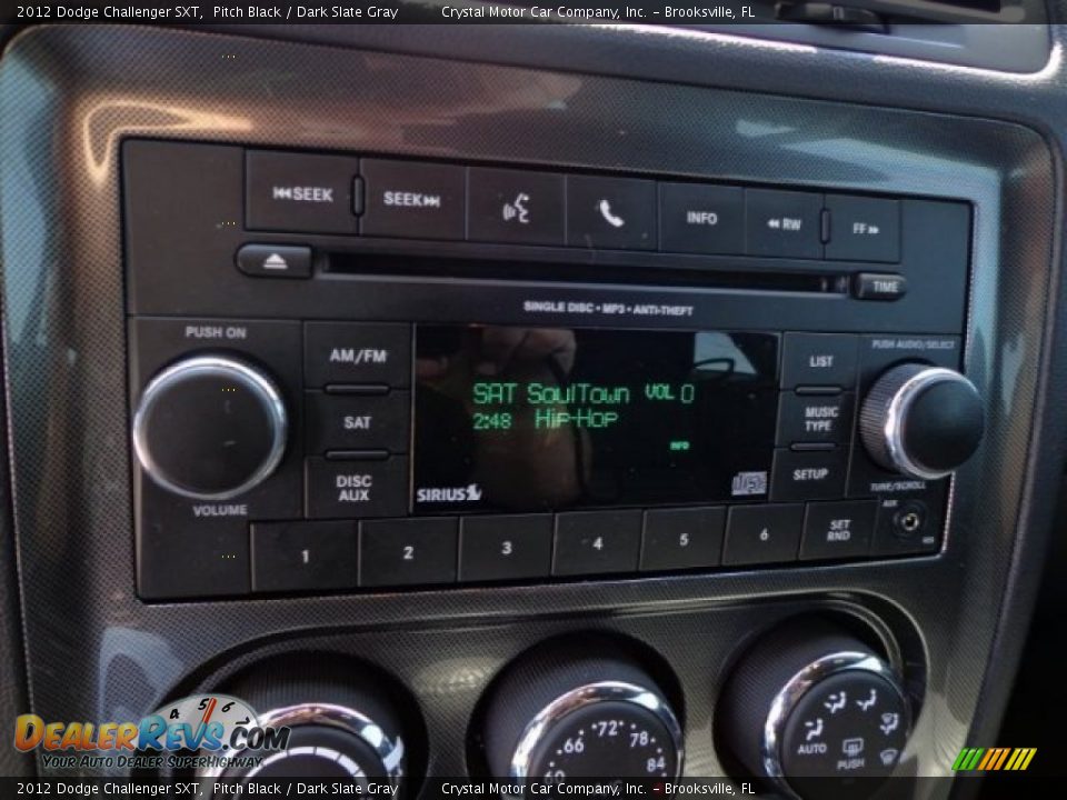 2012 Dodge Challenger SXT Pitch Black / Dark Slate Gray Photo #19