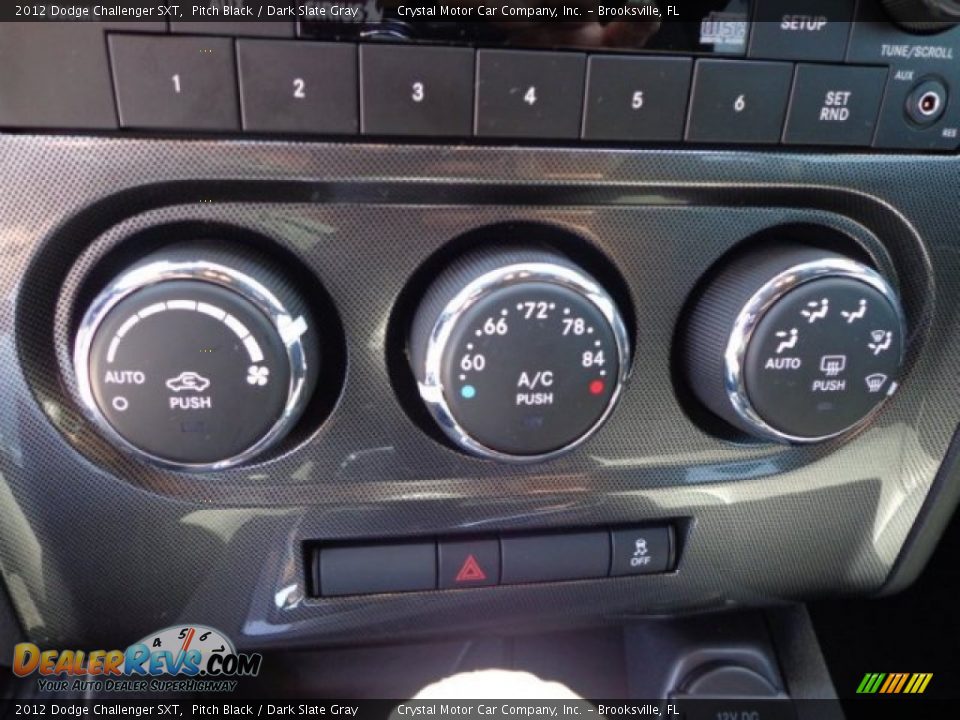 2012 Dodge Challenger SXT Pitch Black / Dark Slate Gray Photo #20