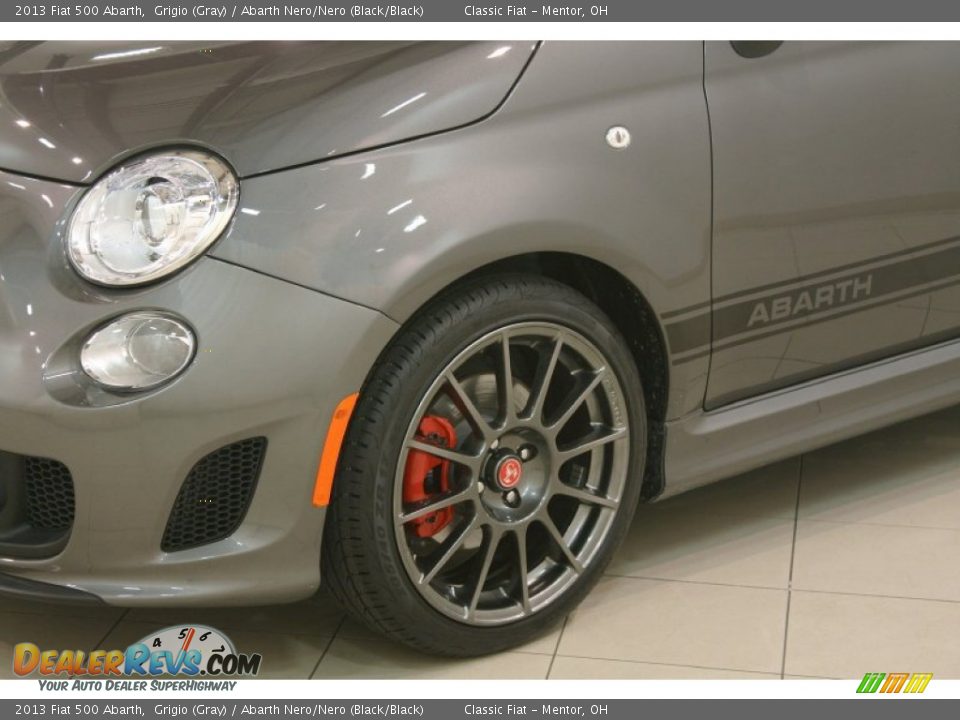 2013 Fiat 500 Abarth Grigio (Gray) / Abarth Nero/Nero (Black/Black) Photo #5