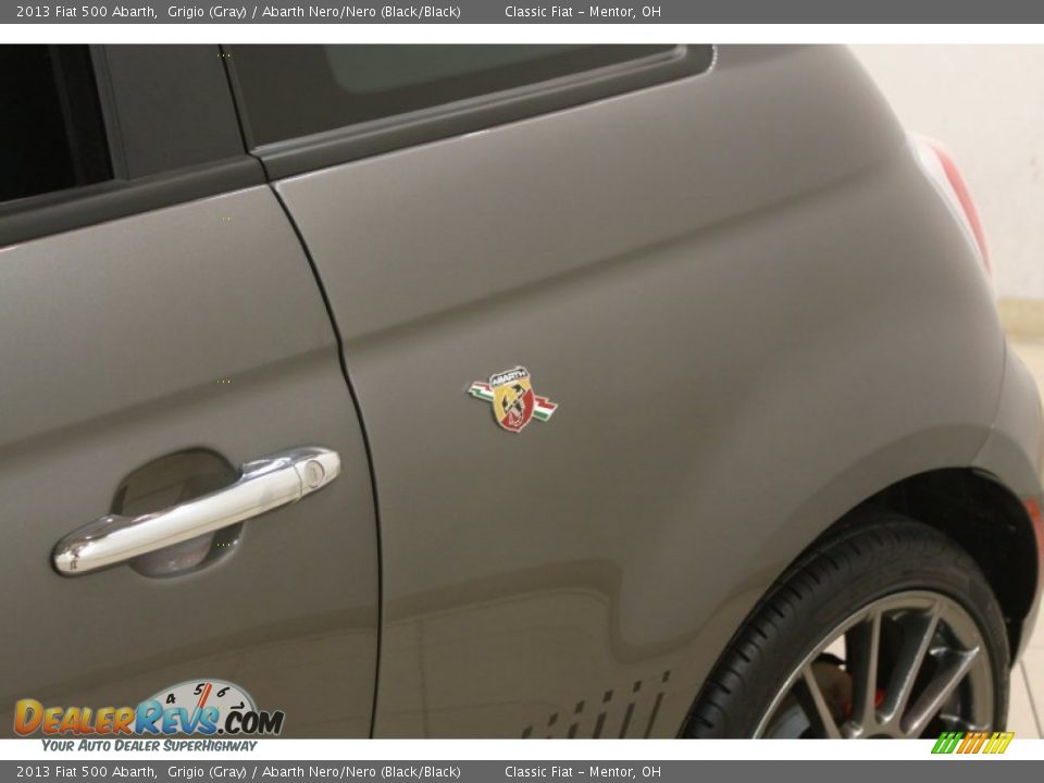 2013 Fiat 500 Abarth Grigio (Gray) / Abarth Nero/Nero (Black/Black) Photo #6