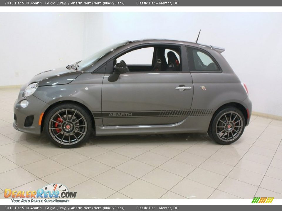 Grigio (Gray) 2013 Fiat 500 Abarth Photo #7