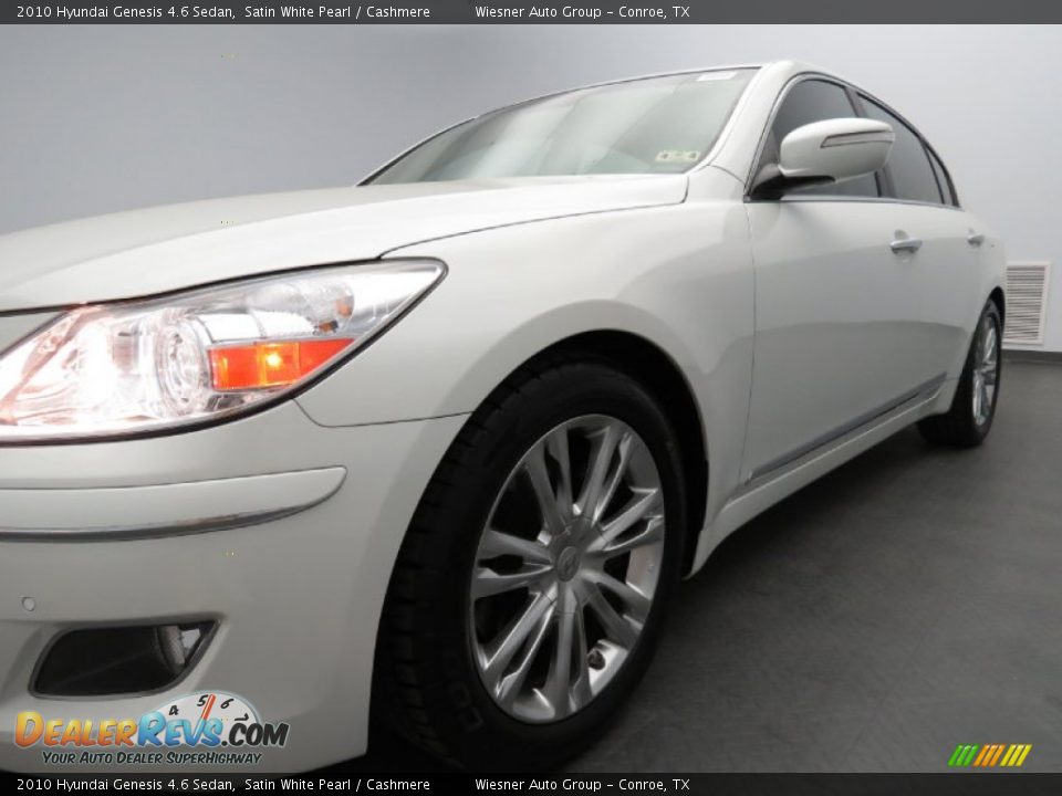 2010 Hyundai Genesis 4.6 Sedan Satin White Pearl / Cashmere Photo #23