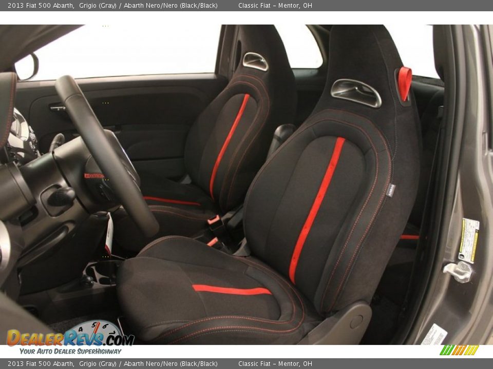 Front Seat of 2013 Fiat 500 Abarth Photo #10