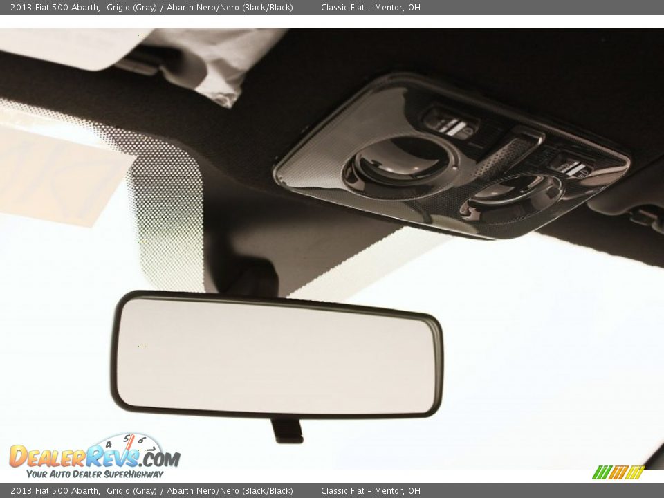 2013 Fiat 500 Abarth Grigio (Gray) / Abarth Nero/Nero (Black/Black) Photo #15