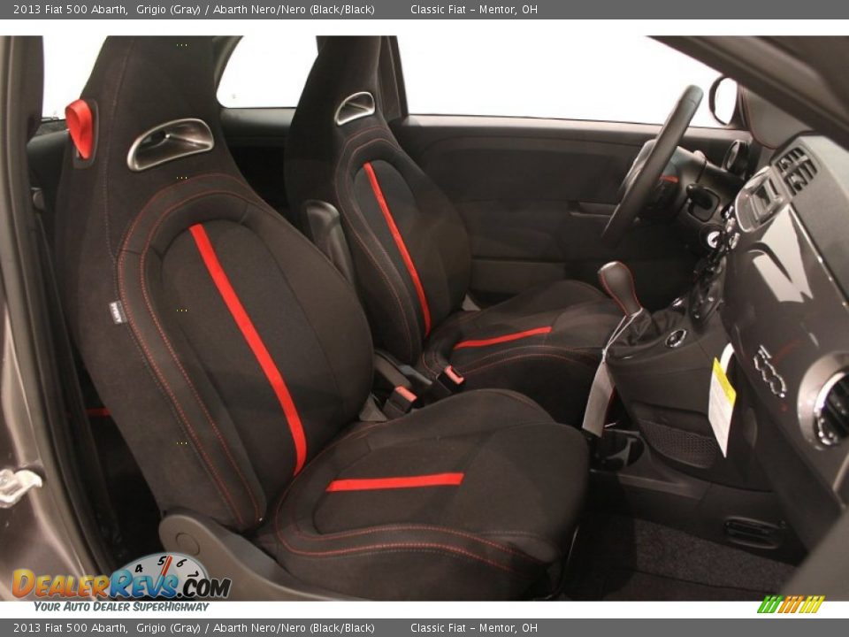 Front Seat of 2013 Fiat 500 Abarth Photo #22