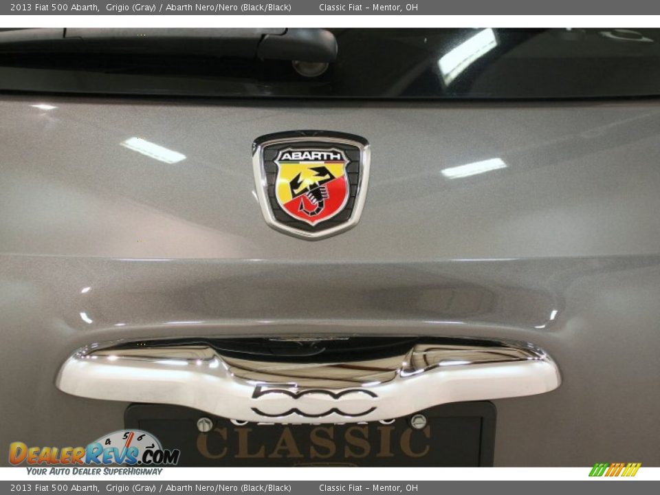 2013 Fiat 500 Abarth Grigio (Gray) / Abarth Nero/Nero (Black/Black) Photo #29