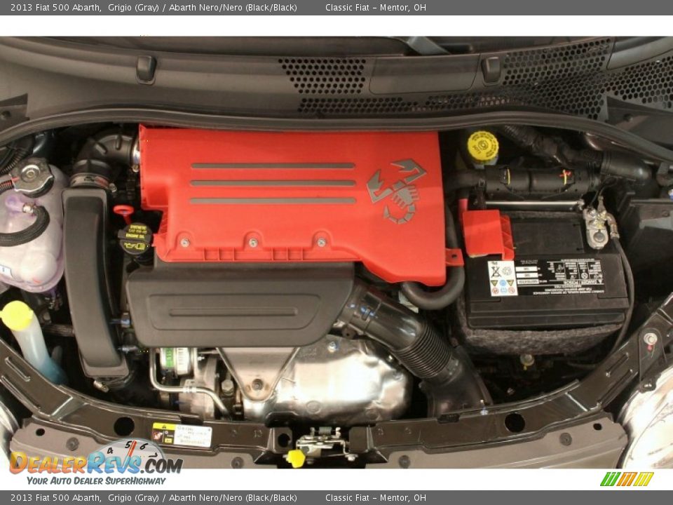 2013 Fiat 500 Abarth 1.4 Liter Abarth Turbocharged SOHC 16-Valve MultiAir 4 Cylinder Engine Photo #30