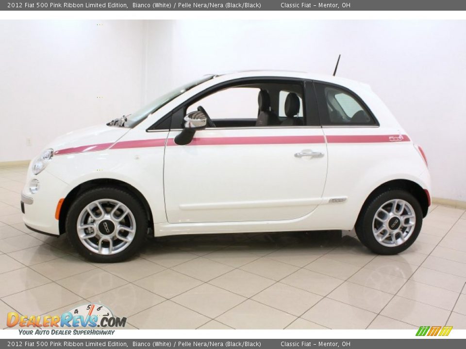 Bianco (White) 2012 Fiat 500 Pink Ribbon Limited Edition Photo #7