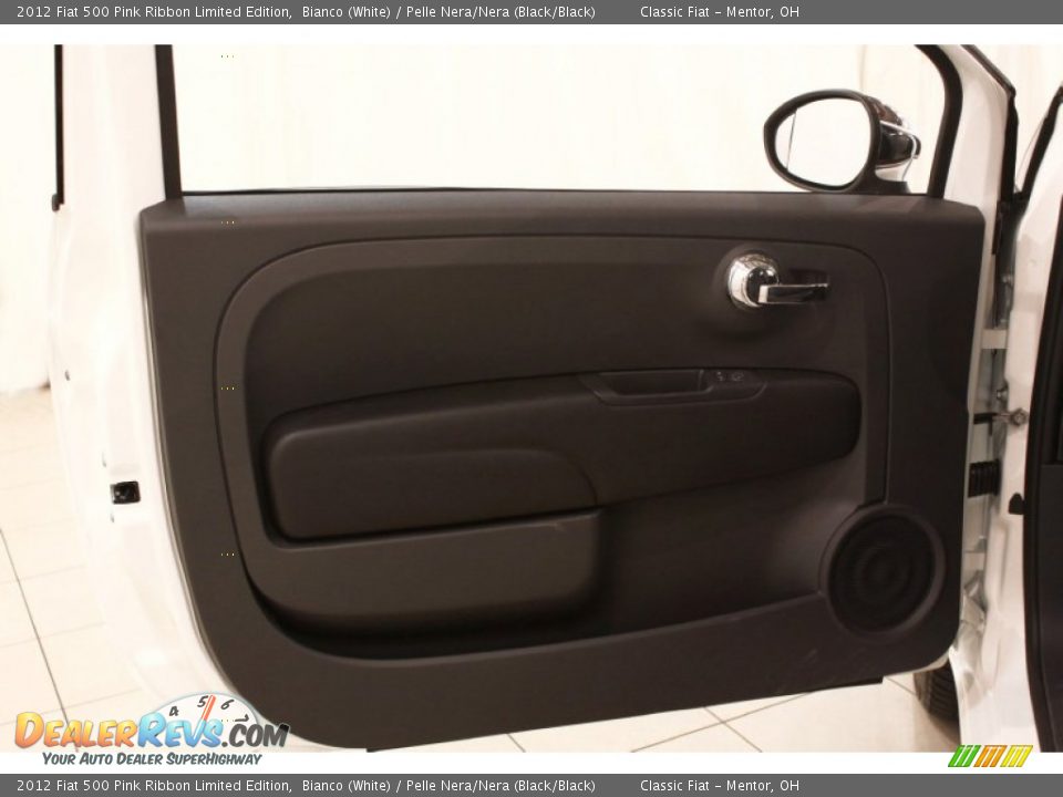 Door Panel of 2012 Fiat 500 Pink Ribbon Limited Edition Photo #8