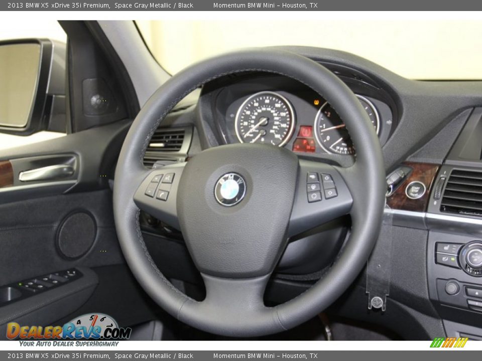 2013 BMW X5 xDrive 35i Premium Space Gray Metallic / Black Photo #35
