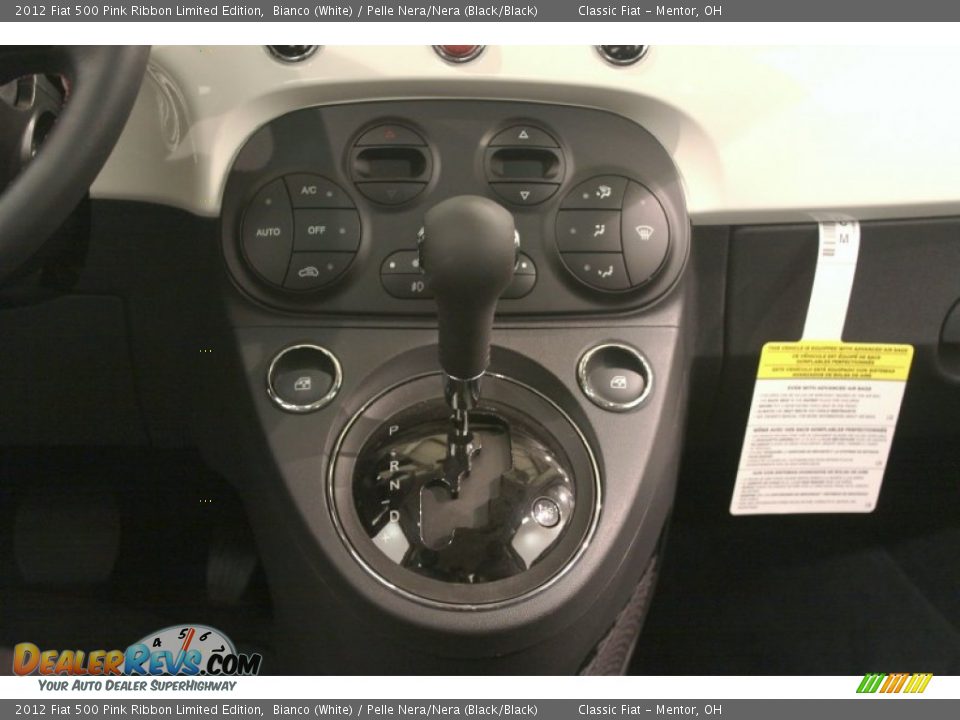 2012 Fiat 500 Pink Ribbon Limited Edition Shifter Photo #25