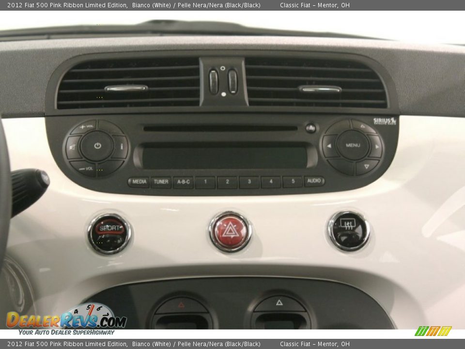 Audio System of 2012 Fiat 500 Pink Ribbon Limited Edition Photo #26