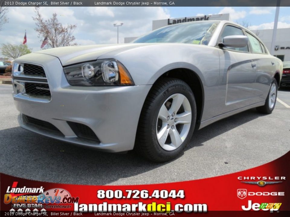 2013 Dodge Charger SE Billet Silver / Black Photo #1