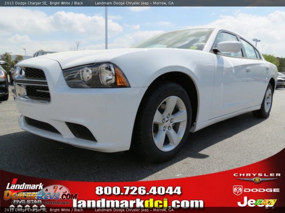 2013 Dodge Charger SE Bright White / Black Photo #1