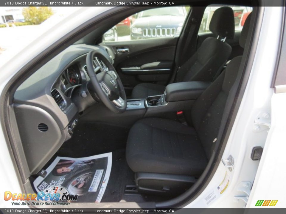 2013 Dodge Charger SE Bright White / Black Photo #6