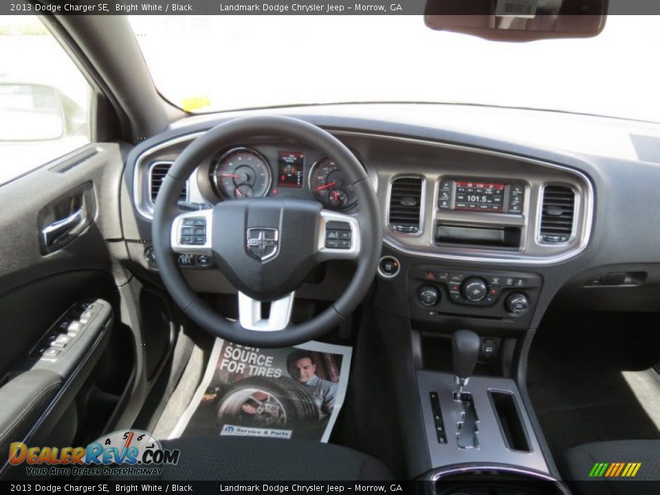 2013 Dodge Charger SE Bright White / Black Photo #8