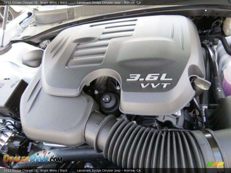 2013 Dodge Charger SE Bright White / Black Photo #9