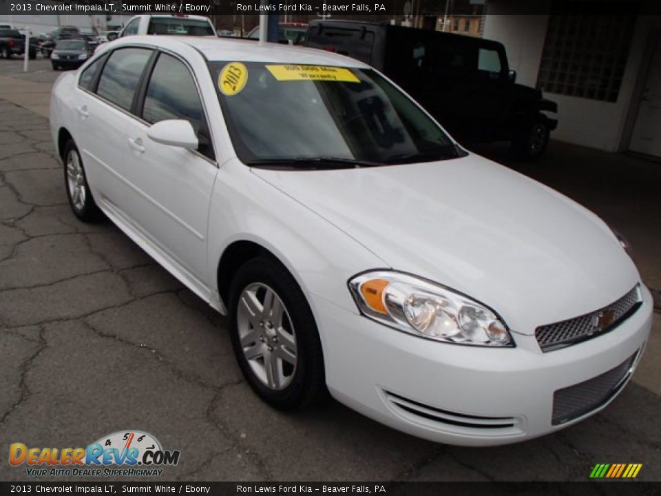 2013 Chevrolet Impala LT Summit White / Ebony Photo #2