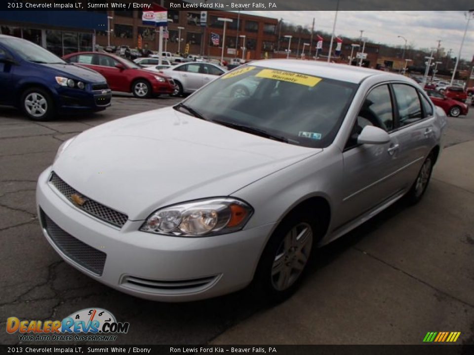2013 Chevrolet Impala LT Summit White / Ebony Photo #4