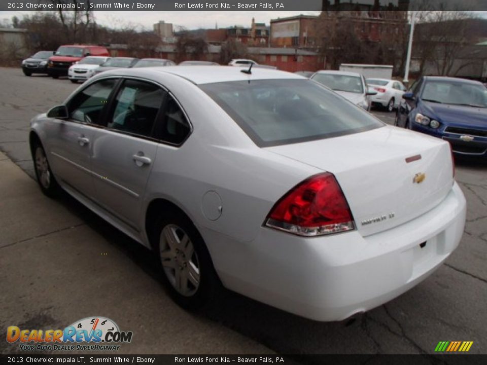 2013 Chevrolet Impala LT Summit White / Ebony Photo #6