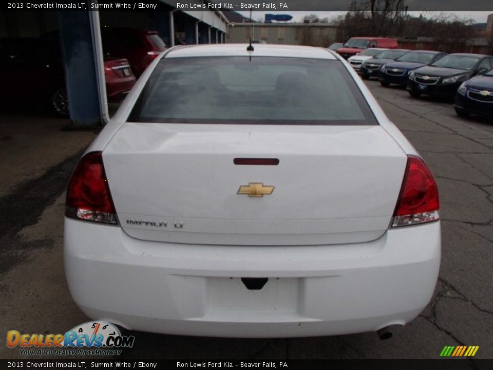 2013 Chevrolet Impala LT Summit White / Ebony Photo #7