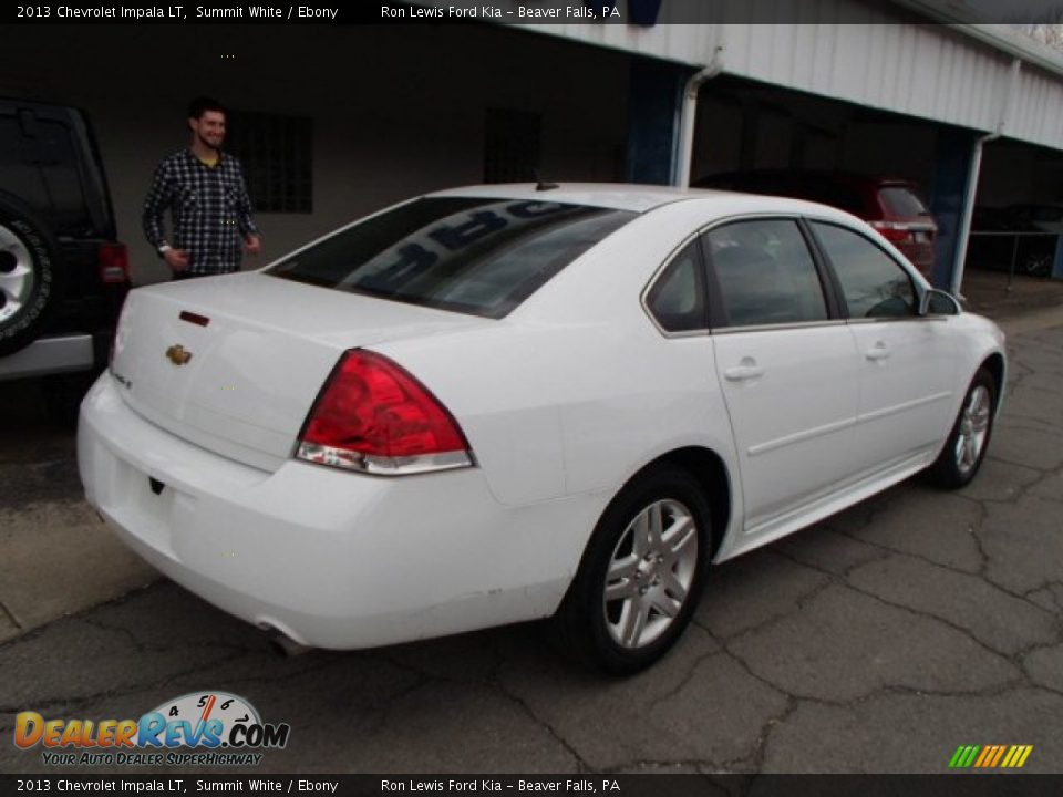 2013 Chevrolet Impala LT Summit White / Ebony Photo #8
