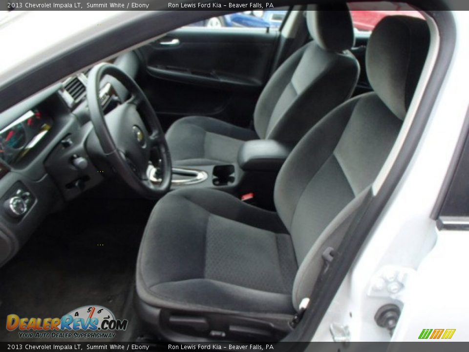 Ebony Interior - 2013 Chevrolet Impala LT Photo #11