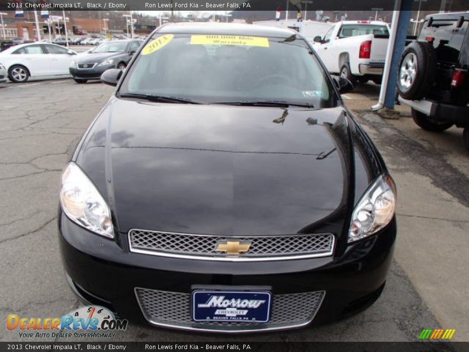 2013 Chevrolet Impala LT Black / Ebony Photo #3