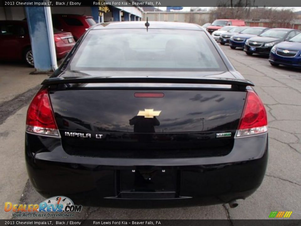 2013 Chevrolet Impala LT Black / Ebony Photo #7