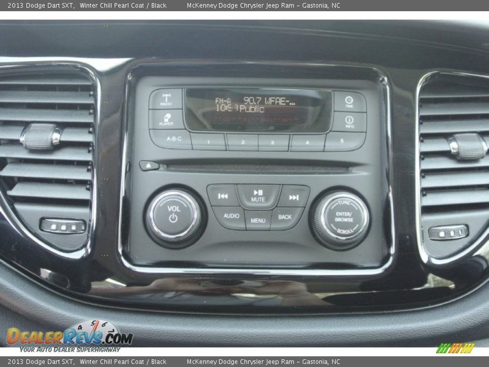 2013 Dodge Dart SXT Winter Chill Pearl Coat / Black Photo #11
