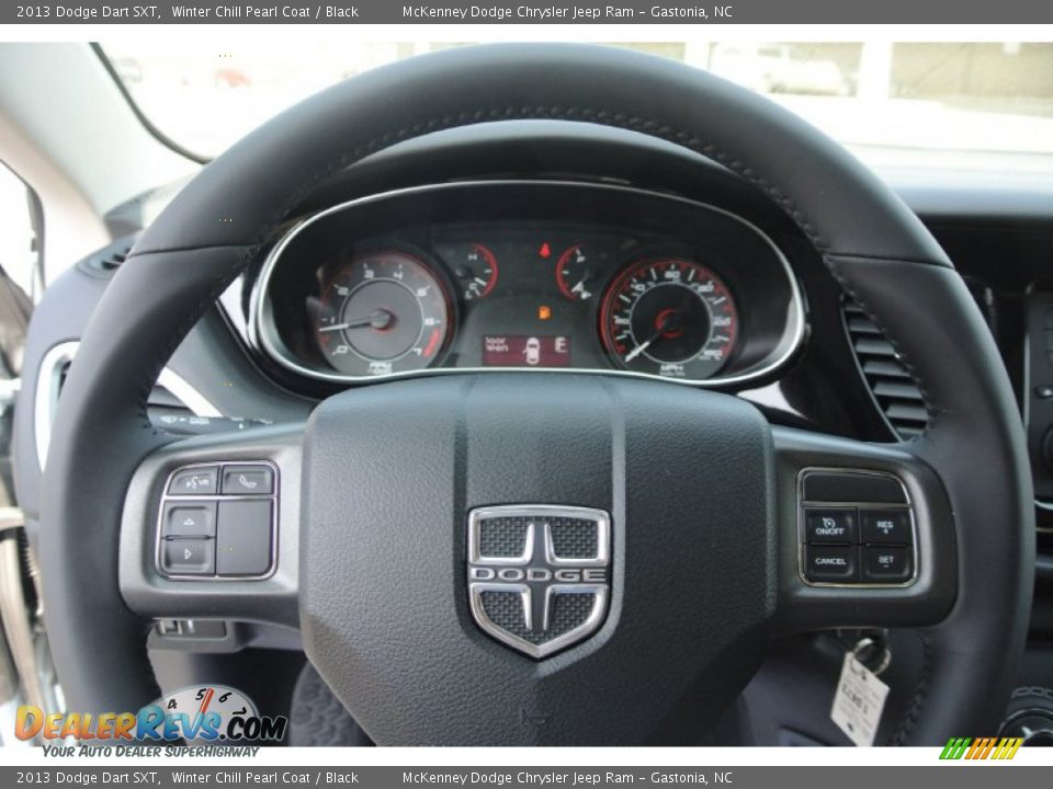 2013 Dodge Dart SXT Winter Chill Pearl Coat / Black Photo #12